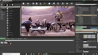 Sci-Fi Transport vehicle UE4 + Raytraced.