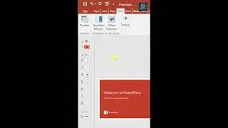 Transitions Effect in Power point