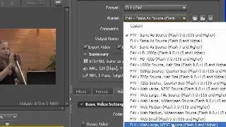 Producing H.264 for Adobe Flash in the Adobe Media Encoder
