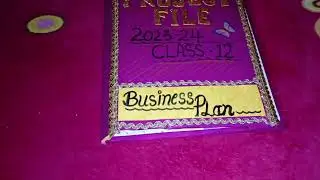 How to make Class 12 Entrepreneurship Project File on Business plan Chocolate for boards  practice