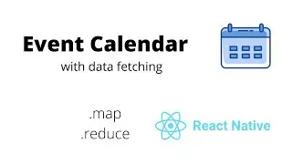 React Native - Using an API to populate the calendar