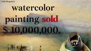 best watercolor painting sold for $10,000,*** ?