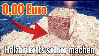 Firewood dealers HATE this trick! 🤑 Build a simple DIY briquette press yourself