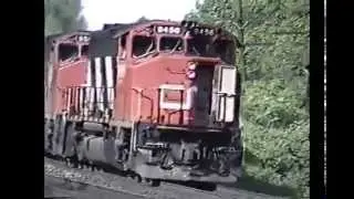 Classic CN & VIA Rail Action at Bayview - F Units, ALCOs & More - Clip 02