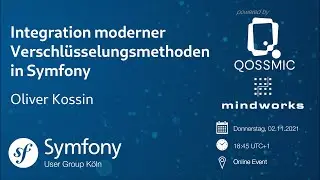 Integration moderner Verschlüsselungsmethoden in Symfony @ Symfony UserGroup 11/2021
