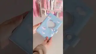 Unboxing A6 photocard binder ☁️ setting up my kpop binder ❄️ #shorts #aesthetic #kpop #kpopbinder