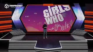 Stage Virtual Set 73 || Vmix ProSet