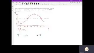Forming your own trigonometric model to fit a real-life scenario