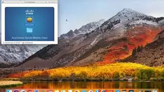 Setup Cisco AnyConnect in Mac OS
