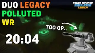 TDS: Legacy - Duo Legacy Polluted Wasteland Speedrun | Roblox