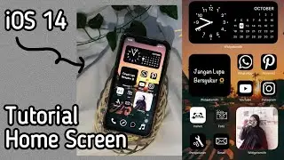 UBAH HOMESCREEN IPHONE iOS 14 JADI SEBAGUS INI 😍