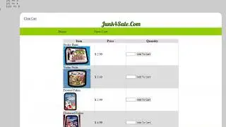 Build A Shopping Cart With PHP and Sessions - PT 5 - Display a Shopping Cart / Checkout