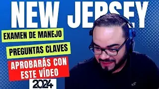 🔴 EXAMEN TEORICO DE MANEJO NEW JERSEY 2024 I Aprobarás con estas preguntas 🔥 🔥 🔥