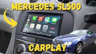 Mercedes SL 500 R230 with Sony Wireless Apple CarPlay + DAB Radio