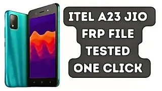 Itel A23 Jio frp