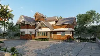 Architecture walkthrough of Kerala home  by VOIDS