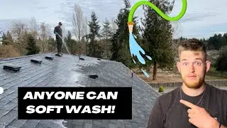 How anyone can soft wash a roof with cheap tools