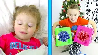 Tamik in the New Year stole Anetti toys Funny stories and adventure