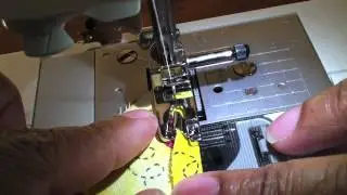 Elmo's Dog Bandana How to do a Rolled Hem