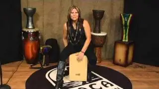 Nina Rodriquez on the Toca Players Series Cajon