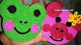 Beautiful paper weight || home decor idea || Diy thread craft