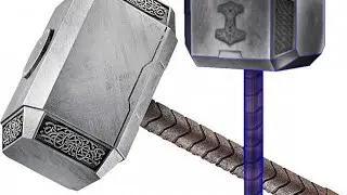thor's hammer papercraft (free download)