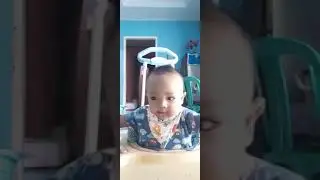 #Daily_Vlog (1) || Babbby Affan Hafizh Alfarizqi  Sedang Makan .