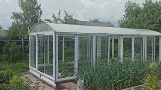 СУПЕР-ТЕПЛИЦА - теплица из окон слайдерс своими руками.