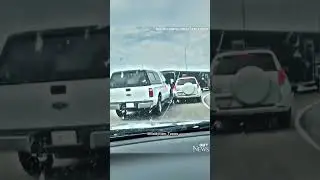Road Rager Hits Drivers Side Mirror