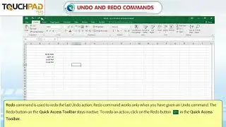 Undo and Redo Commands