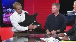 Lt. Brian Murphy shows us the vest he was wearing when he was shot 17 times