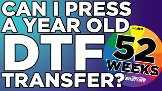 What happens when you store a DTF Transfer for 1 Year?