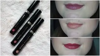 *NEW* Marc Jacobs Liquid Lipsticks I Swatches + Mini Review I Marc Jacobs Le Marc Liquid Lip Crème