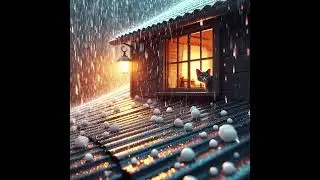 Rain / Hail on a tin roof sound effect