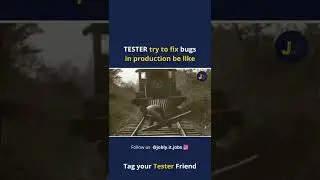 TESTER trying to fix bugs in production be like 😆😆