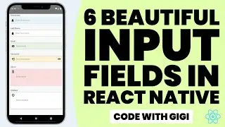 Create beautiful custom input field in React Native