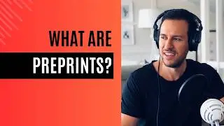 What are preprints?