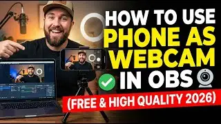HOW TO Use Your Phone as a Webcam in OBS (Free & High Quality 2026)