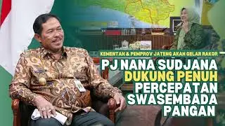 Kementan-Pemprov Jateng Akan Gelar Rakor, Pj Nana Sudjana Dukung Penuh Percepatan Swasembada Pangan
