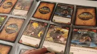ASMR - My Azeroth World of Warcraft TCG Collection (Crinkle sounds and close up whisper)
