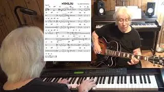 MOONGLOW ( TvdH ) - Jazz guitar & piano cover ( W. Hudson & I. Mills )