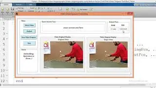 MTLAB code of Video Steganography - Hiding Text into Video
