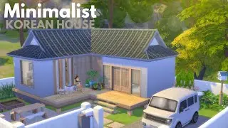 (No CC!!!) Minimalist Korean House | The Sims 4 Speed Build