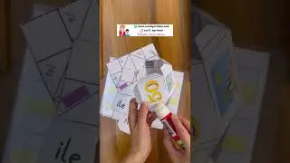 l-L sesi için küp ve tuzluk oyunlarının yapılışı.