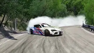Assetto Corsa || A90 Pro Drift Car on the streets || CAMMUS Direct Drive Wheelbase