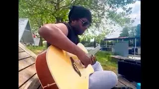 Playing Nothing Else Matters on a rare sunny and windy day in London.