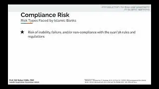 Compliance Risk - Islamic Banking