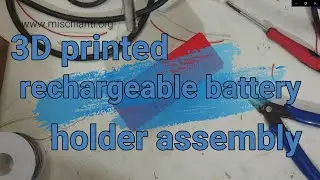 3D Printed Modular Holder System: rechargeable lithium battery case (power bank)