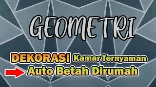 COMFORTABLE !!! TUTORIAL DECORATION OF GEOMETRY MODELS