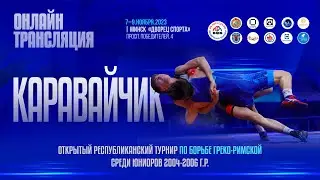 9.11.2023. Каравайчик. Турнир по греко-римской борьбе. Финалы. Ковер 2